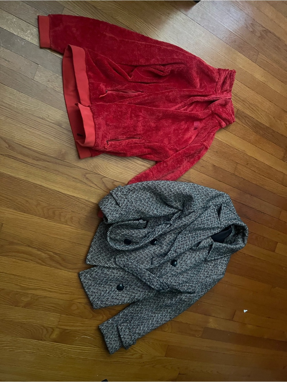 Woman’s size XL north face jacket & blazer jacket bundle